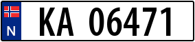 Truck License Plate